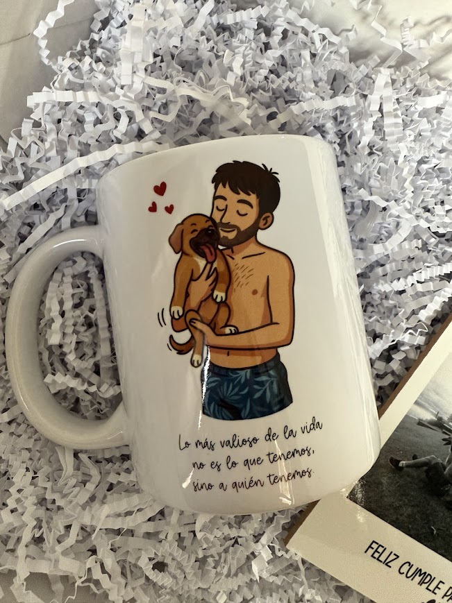 Taza de cerámica personalizada