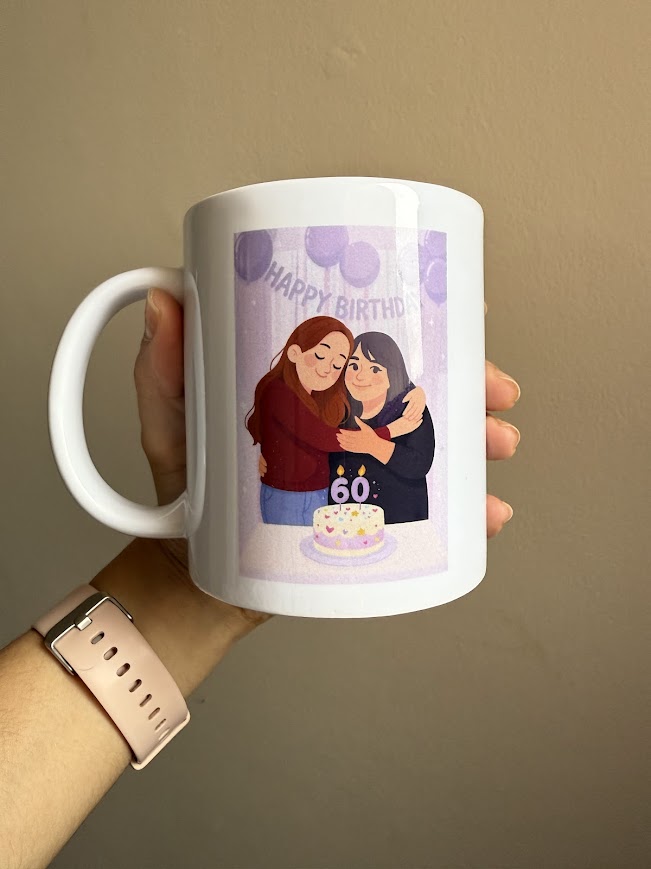 Taza de cerámica personalizada